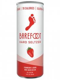 Barefoot Hard Seltzer - Strawberry Guava NV (250ml can)