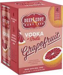 Deep Eddy Ruby Red Vodka & Soda 12oz Can (12oz can)