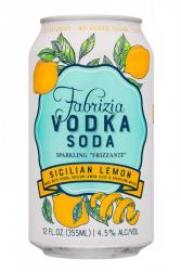 Fabrizia Lemon Vodka Soda 12oz Can (12oz can)